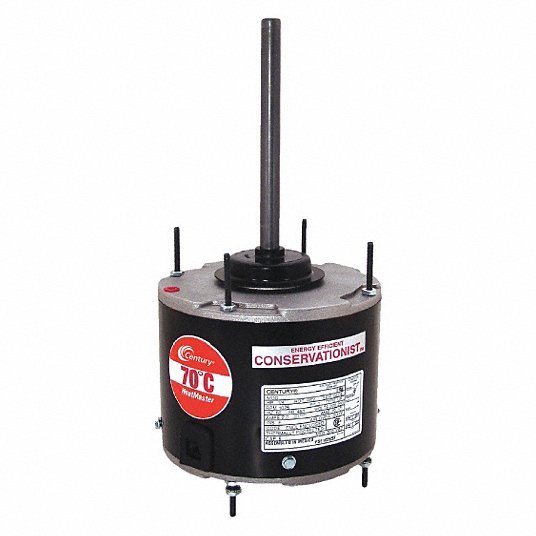 Century FEH1036SF Condenser Fan Motor: Stud Mount, Totally Enclosed Air-Over, 1/3 hp Nameplate Horsepower
