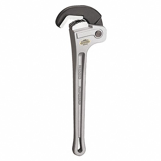 Ridgid 18 in L 2 1/2 in Cap. Aluminum Rapid Pipe Wrench