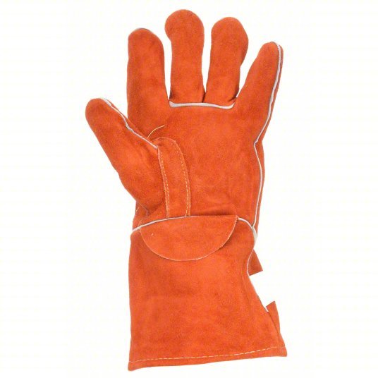 Redwood RW4NHD4 Welding Glove Straight Thumb, Cowhide, L Glove Size