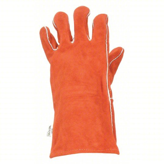 Redwood RW4NHD4 Welding Glove Straight Thumb, Cowhide, L Glove Size