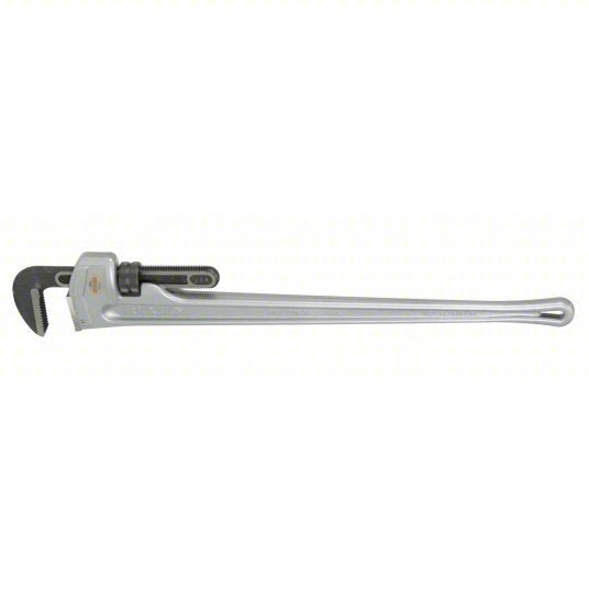 Ridgid 31115 Pipe Wrench Aluminum, 6 in Jaw Capacity, Serrated, 48 in Overall Lg, I-Beam