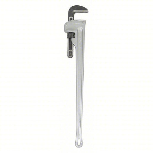 Ridgid 31115 Pipe Wrench Aluminum, 6 in Jaw Capacity, Serrated, 48 in Overall Lg, I-Beam
