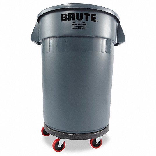 Rubbermaid FG264043BLA Container Dolly BRUTE(R) Series, For 20 to 55 gal Container Capacity
