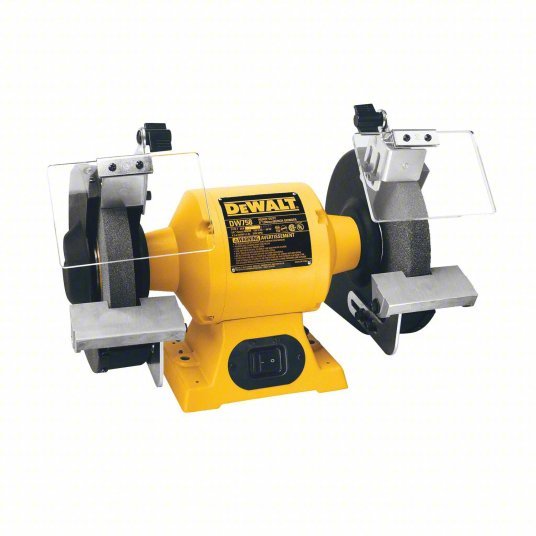 DeWalt DW758 Bench Grinder For 8 in Max. Wheel Dia., 36/60 Grinding Wheel Grit, 5/8 in Arbor Size