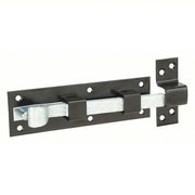 Redwood RW4PE78 Nonlocking Spring Bolt Surface and Mortise Strike, Black/Galvanized, Steel