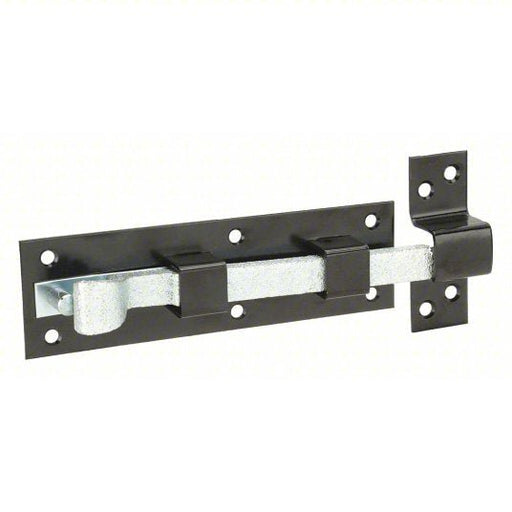 Redwood RW4PE78 Nonlocking Spring Bolt Surface and Mortise Strike, Black/Galvanized, Steel