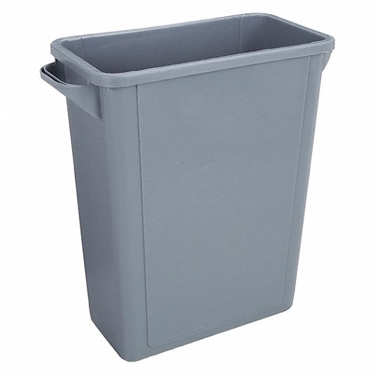 Redwood RW4PGU6 16 gal Plastic Rectangular Trash Can