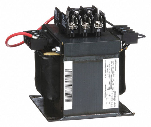 Square D 9070TF1000D1 Control Transformer, 220V AC/230V AC/240V AC/440V AC/460V AC/480V AC, Foot, 1 kVA