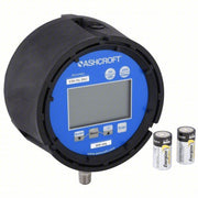 Ashcroft 452074SD02L1000BL Digital Pressure Gauge, 0 to 1000 psi, 1/4 in MNPT, Plastic, Black
