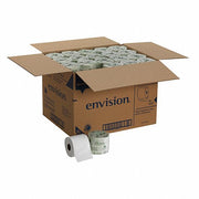 Georgia-Pacific 19880/01 Envision Toilet Paper, 2 Ply, 550 Sheets/Roll, 4 in x 4 in Sheets, Std Core, White, 80 Pack