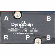 Dynaquip P2S23AJSR05210A Pneumatically Actuated Two-Way Ball Valve 1/2 in, Stainless Steel, FNPT x FNPT