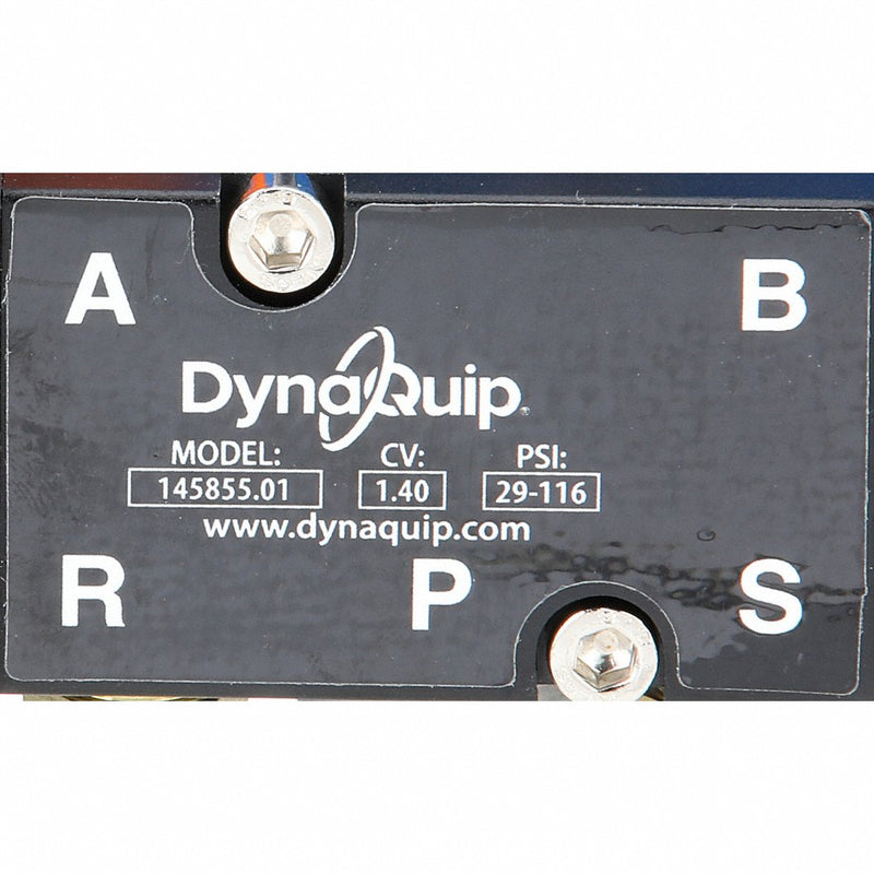 Dynaquip P2S23AJSR05210A Pneumatically Actuated Two-Way Ball Valve 1/2 in, Stainless Steel, FNPT x FNPT