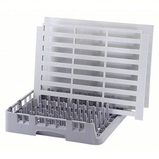 Cambro CAOETR314151 Open End Tray Rack 19 3/4 in Overall Lg, 19 3/4 in Overall Wd, 3 1/4 in Overall Ht, Gray