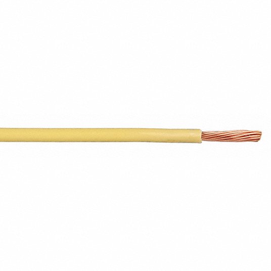 Southwire 22978101 Building Wire, THHN, 10 AWG, 500 ft, Yellow, Nylon Jacket, PVC Insulation - Redwood.KV4W010