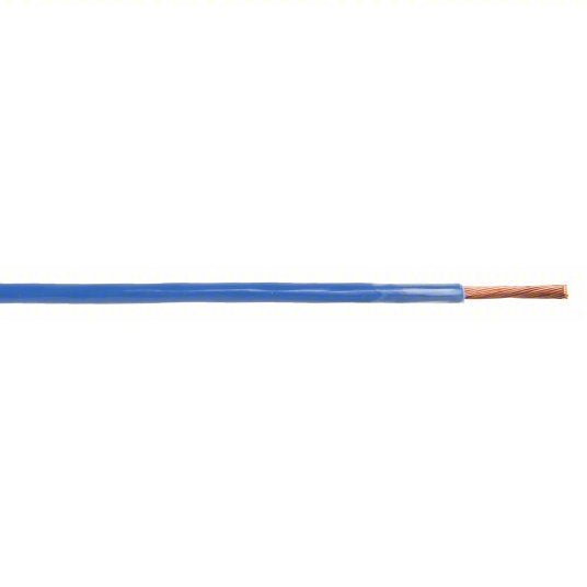 Southwire 22967401 Building Wire, THHN, 12 AWG, 500 ft, Blue, Nylon Jacket, PVC Insulation