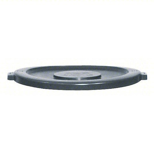 Rubbermaid FG264560GRAY Trash Can Top BRUTE(R), Round, Flat, For 44 gal Cntnr Cap, Plastic