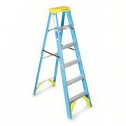 Werner 6006 Stepladder 6 ft Ladder Ht, 5 Steps, 250 lb, 41 1/8 in Base Spread, 22 in Bottom Wd