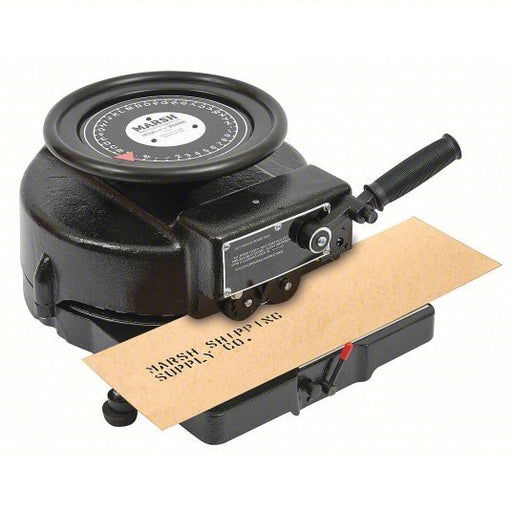 Marsh R Stencil Machine 1 in Character Size, 13 Characters per Foot, 4 Lines per Board