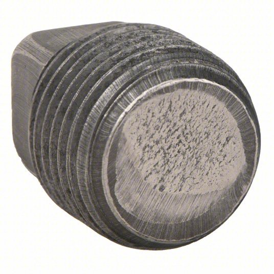 Anvil 0318901527 Square Head Plug Malleable Iron, 3/8 in Fitting Pipe Size, Male NPT, Class 150