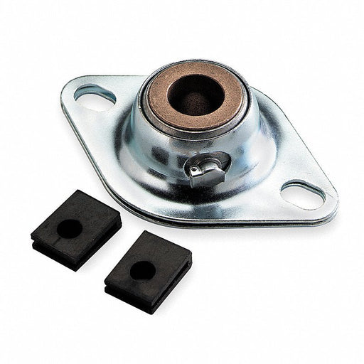 Redwood 4X815 Flange Bearing, 2-Bolt, Sleeve, 1/2" Bore