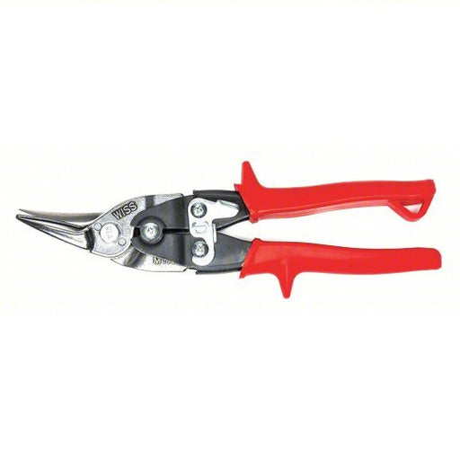 Crescent Wiss M1R Aviation Snip Left, 9 3/4 in Overall Lg, 1 1/2 in Cutting Lg, Steel, Plastic, Steel