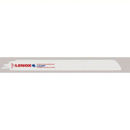 Lenox 2018412114R Reciprocating Saw Blade 14 Teeth per Inch, 12 in Blade Lg, 1 in Ht, 0.042 in Cut Wd, 5 PK