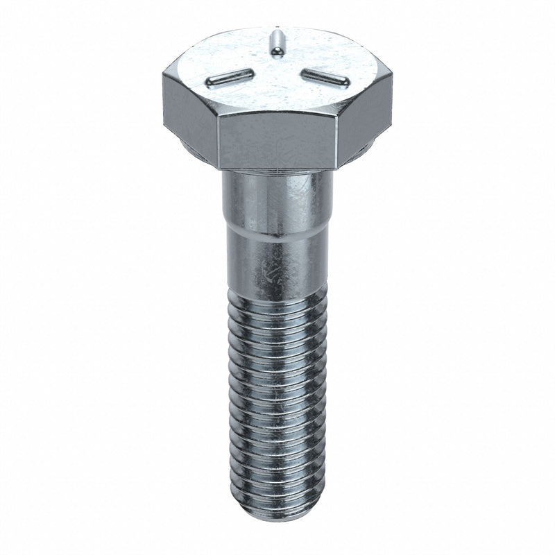 Approved Vendor U01200.031.0125 Hex Head Cap Screw, Steel, Grade 5, Zinc-Plated, 5/16"-18, Coarse, 1 1/4 in lg, Inch, HRC19,  100 PK