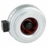 Fantech 45020 In-Line Duct Fan 940 cfm Max., 12 in Duct, 300 W, 120V AC, 1 Ph, IP44, Galvanized Steel