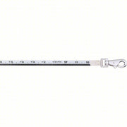 Lufkin CN1293SMEF59N Double Duty Oil Gauging Tape Measure 50 ft / 15 m, Swivel Snap Tip, Steel, Silver