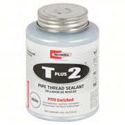 Rectorseal 23551 Pipe Thread Sealant T Plus 2, 9.6 fl oz, Brush-Top Can, White
