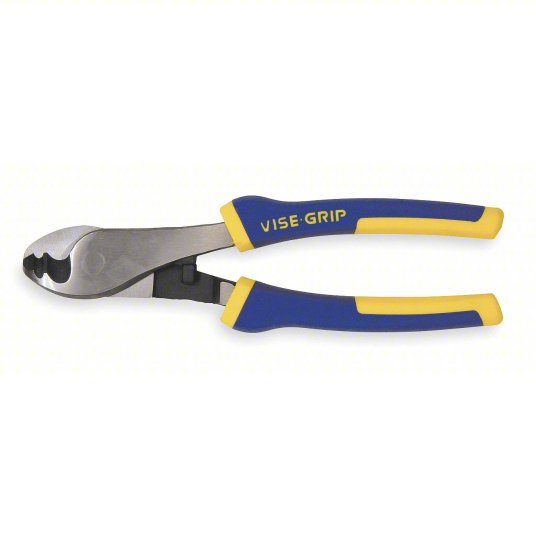 Irwin 2078328 Cable Cutter 8 in Overall Lg, 1 1/4 in Jaw Wd, Nickel Chromium Steel