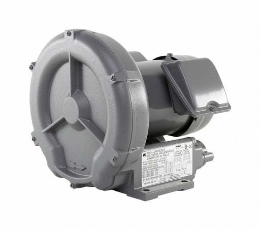 Fuji Electric VFC200P-5T Regenerative Blower, 0.33 hp, 33.9 in wc Max Op Pressure, 33 in wc Max Vacuum