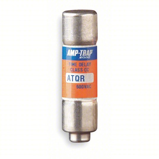 Mersen ATQR8 UL Class CC Fuse Time Delay, 8 A, ATQR, Cylindrical Body, Nonindicating, 300V DC