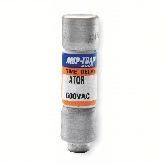 Mersen ATQR1/2 UL Class CC Fuse Time Delay, 1/2 A, ATQR, Cylindrical Body, Nonindicating, 300V DC