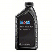 Mobil 123001 Non-Detergent Compressor Oil 1 qt, Bottle, 30 SAE Grade, 100 ISO Viscosity Grade PK6
