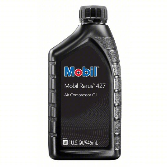 Mobil 123001 Non-Detergent Compressor Oil 1 qt, Bottle, 30 SAE Grade, 100 ISO Viscosity Grade PK6