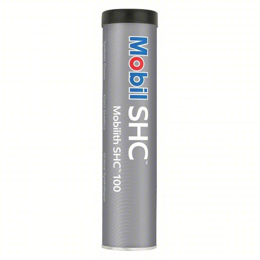 Mobil 122112 Multipurpose Grease Mobilith SHC 100, 13 oz, Cartridge, NLGI 2, Lithium Complex Thickener