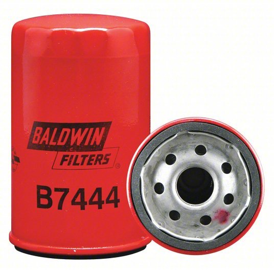 Baldwin B7444 Oil Filter M22 x 1.5 mm Thread Size - Automotive Filters, 4 27/32 in Lg