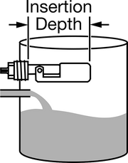 McMaster 46815K17 Horizontal-Mount Float Switch for Food and Beverage, Through-Wall Connection