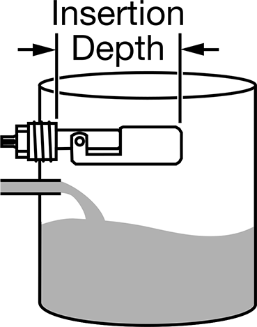 McMaster 46815K17 Horizontal-Mount Float Switch for Food and Beverage, Through-Wall Connection