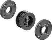 McMaster 5023K31 Flange-Mount Check Valve Cast Iron, 2 Pipe Size