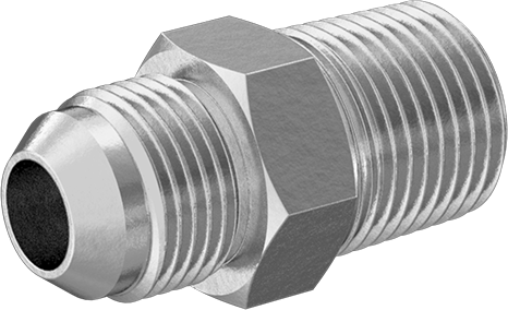 McMaster 50675K166 37 Degree Flared Fitting for Copper Tubing Adapter for 1/2" Tube OD x 1/2 NPT Male