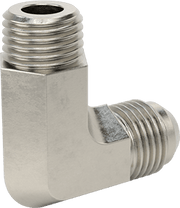 McMaster 50715K183 37 Degree Flared Fitting for Stainless Steel Tubing 90 Degree Adapter for 3/8" Tube OD x 1/4 NPT Male
