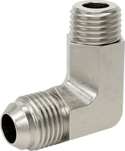 McMaster 50715K183 37 Degree Flared Fitting for Stainless Steel Tubing 90 Degree Adapter for 3/8" Tube OD x 1/4 NPT Male