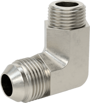 McMaster 50715K185 37 Degree Flared Fitting for Stainless Steel Tubing 90 Degree Adapter for 1/2" Tube OD x 3/8 NPT Male