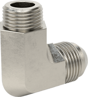 McMaster 50715K185 37 Degree Flared Fitting for Stainless Steel Tubing 90 Degree Adapter for 1/2" Tube OD x 3/8 NPT Male