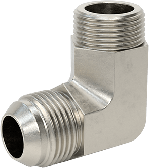 McMaster 50715K187 37 Degree Flared Fitting for Stainless Steel Tubing 90 Degree Adapter for 3/4" Tube OD x 3/4 NPT Male