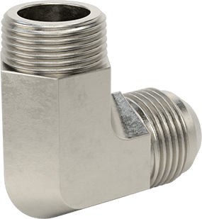 McMaster 50715K187 37 Degree Flared Fitting for Stainless Steel Tubing 90 Degree Adapter for 3/4" Tube OD x 3/4 NPT Male