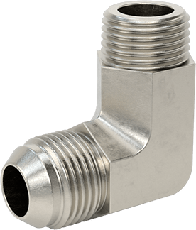 McMaster 50715K289 37 Degree Flared Fitting for Stainless Steel Tubing 90 Degree Adapter for 5/8" Tube OD x 1/2 NPT Male
