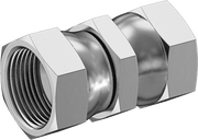 McMaster 50715K755 37 Degree Flared Fitting for Stainless Steel Tubing Straight Connector with Swivel, for 1" Tube OD
